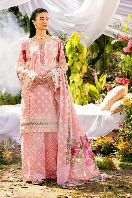 Picture of Elaf - Premium Prints Summer Collection Vol 2 - EPS-2A ROSE DUSK - Unstitched - Available at Raja Sahib