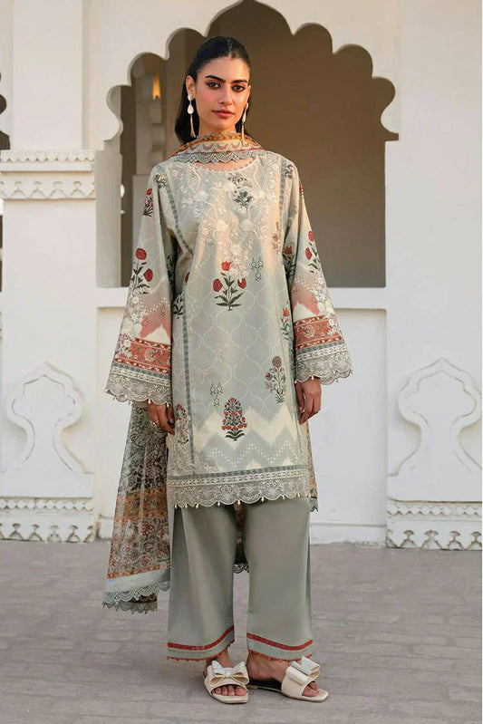 Picture of Asim Jofa - Lawn Emb Combine Book 1 - AJUBF-40 PRINTED EMBROIDERED LAWN 3 PCS - Unstitched - Available at Raja Sahib