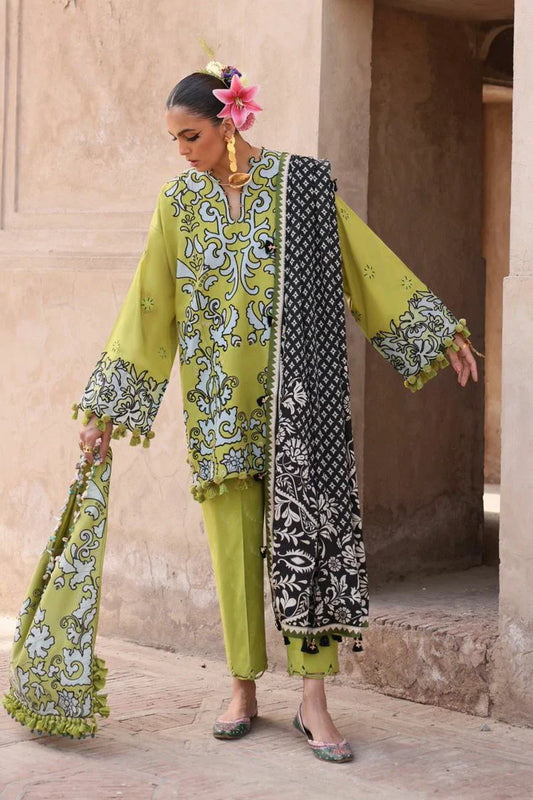 Picture of Elan - Lawn Collection - EL25-03A SOLENE A - Unstitched - Available at Raja Sahib
