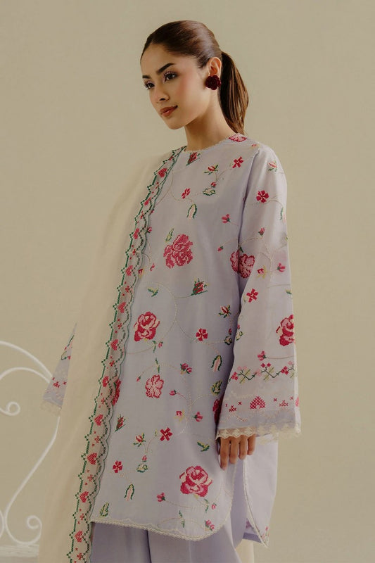 Zara Shahjahan - Coco Lawn Collection Drop 2 - ZUFRA-6B - Unstitched