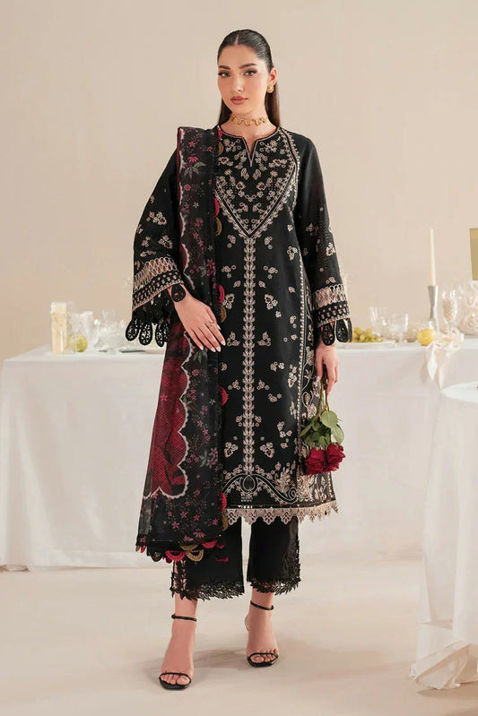 Picture of Jazmin - Iris Luxury Lawn Eid Collection - Design 07 - Unstitched - Available at Raja Sahib