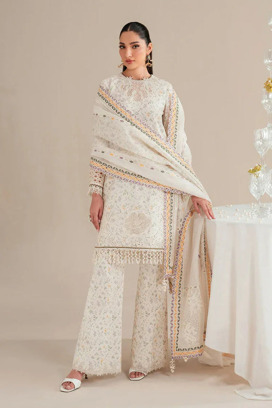 Picture of Jazmin - Iris Luxury Lawn Eid Collection - Design 09 - Unstitched - Available at Raja Sahib
