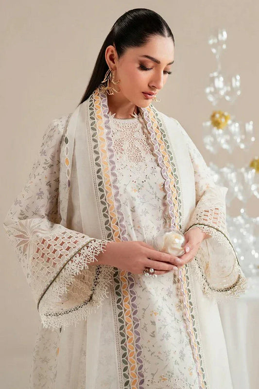 Picture of Jazmin - Iris Luxury Lawn Eid Collection - Design 09 - Unstitched - Available at Raja Sahib