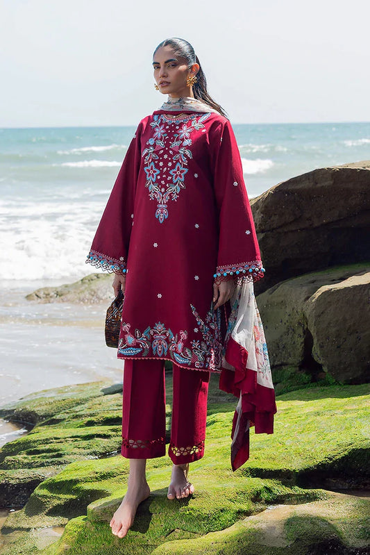 Picture of Sadaf Fawad Khan - Everyday Print Embrodiery Collection - 10 Floral Paisley - Unstitched - Available at Raja Sahib