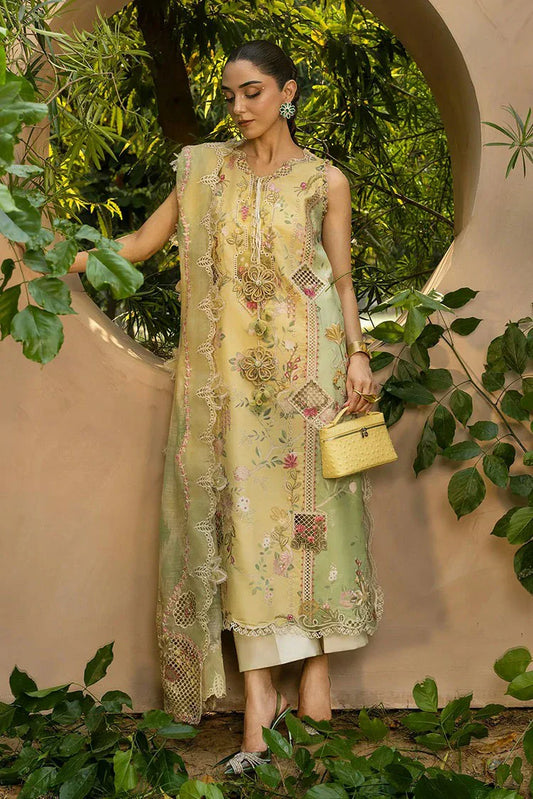 Picture of Crimson - Tasawar Luxe Lawn Collection - BONJOUR AND BLOOM-D4A - Unstitched - Available at Raja Sahib