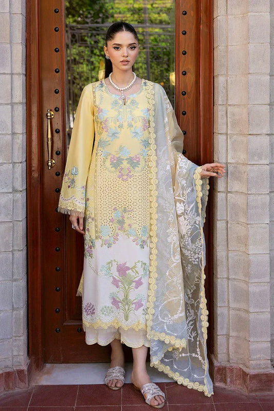 Picture of Saira Shakira - Bloom Luxury Eid Lawn Collection - LOTUS REVERIE 4A - Unstitched - Available at Raja Sahib