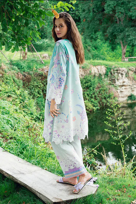 Picture of Roheenaz - Garden Veil Printed Lawn Collection - 2A Jazmine Haze - Unstitched - Available at Raja Sahib