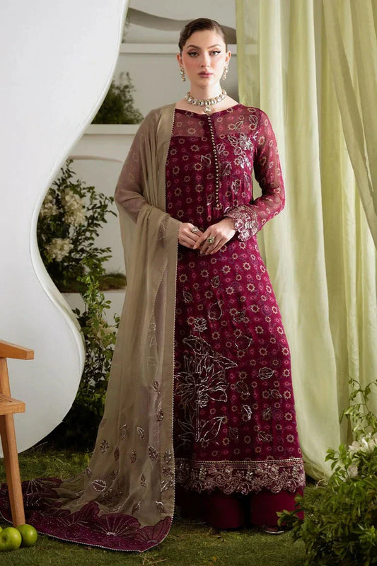 Picture of Nureh - Amaya Embroidered & Printed Chiffon Collection Vol 3 - AM-20 - Unstitched - Available at Raja Sahib