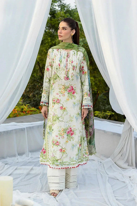 Picture of Elaf - Chiffon Print Collection - ECD-6A BLOSSOMEA - Unstitched - Available at Raja Sahib