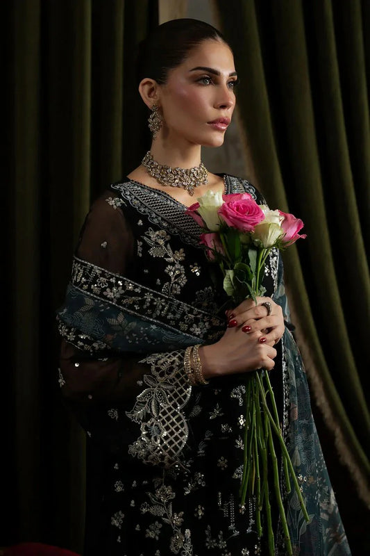 Nureh - Elanora Embellished And Embroidered Luxury Chiffon Collection Vol 2 - NEL-75 - Unstitched