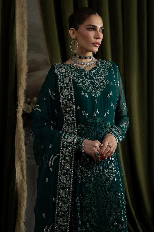 Nureh - Elanora Embellished And Embroidered Luxury Chiffon Collection Vol 2 - NEL-77 - Unstitched