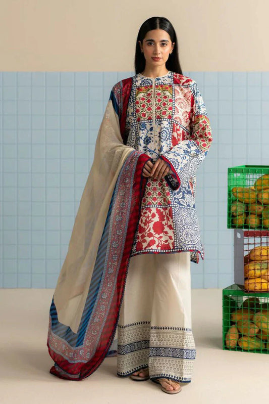 Zara Shahjahan - Coco Prints Vol 3 - ELRA-8A - Unstitched