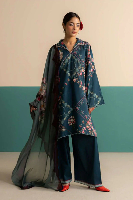 Zara Shahjahan - Coco Prints Vol 3 - ZARYA-9B - Unstitched