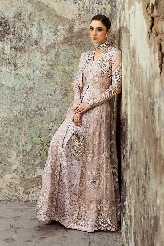 Qalamkar - Festive Embroidered Chiffons Collection - WC-01 Aisla - Unstitched