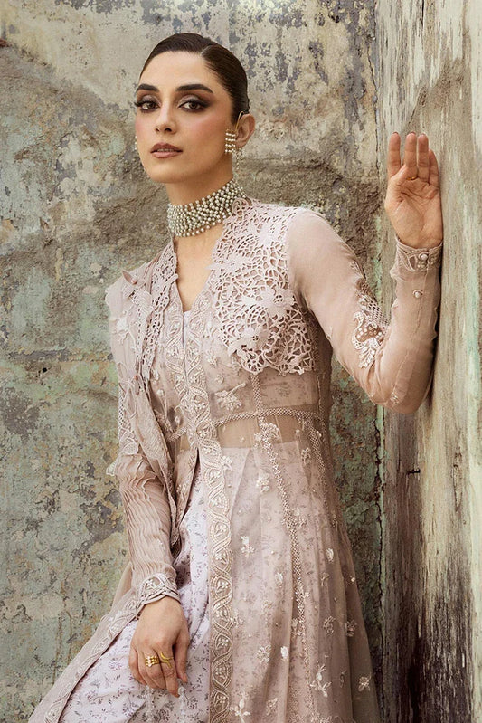 Qalamkar - Festive Embroidered Chiffons Collection - WC-01 Aisla - Unstitched