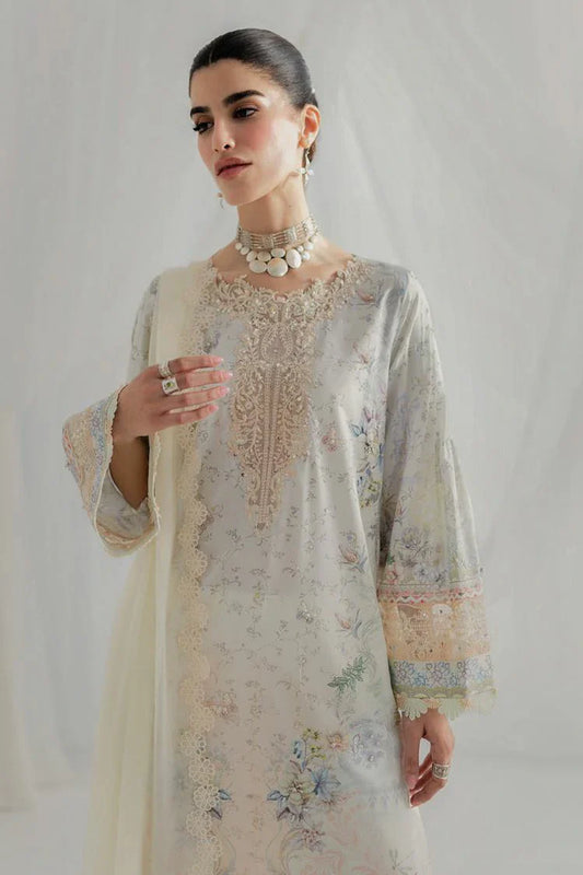 Qalamkar - Luxe Silk Festive Collection - LK-02 ROISIN - Unstitched