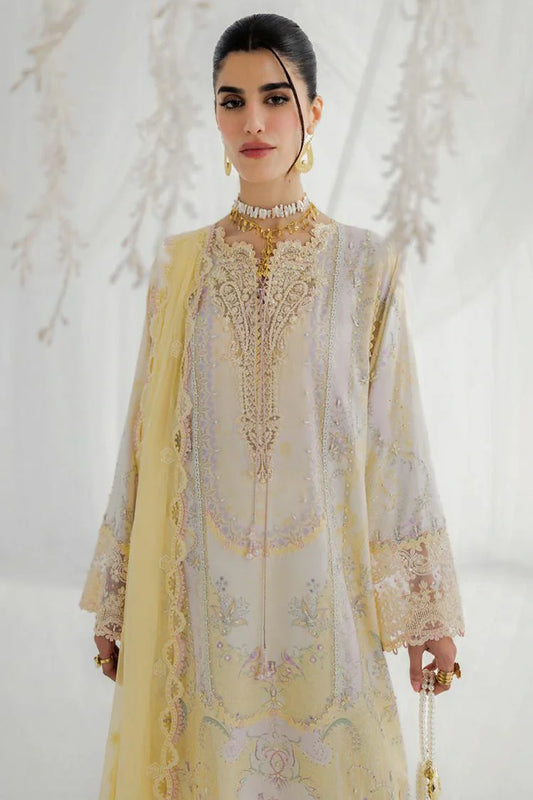 Qalamkar - Luxe Silk Festive Collection - LK-03 LENI - Unstitched
