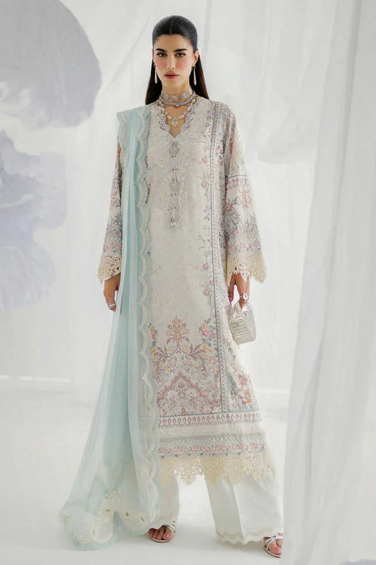 Qalamkar - Luxe Silk Festive Collection - LK-06 NELE - Unstitched