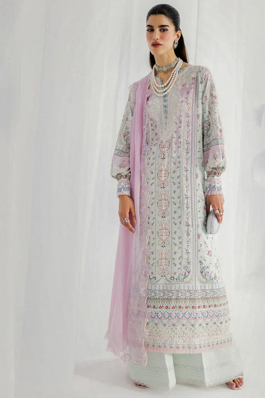 Qalamkar - Luxe Silk Festive Collection - LK-07 IDA - Unstitched