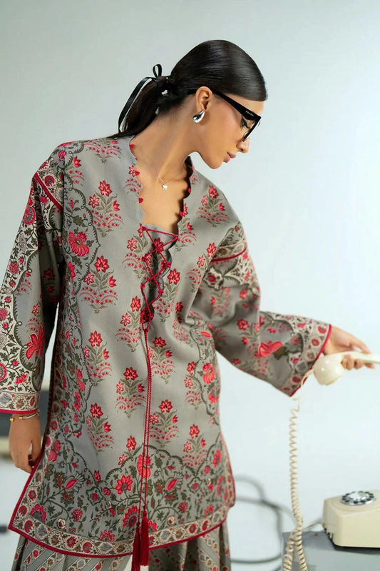 Saira Rizwan - Joolie Prints - SILVER LINING – JPU25-03 - Unstitched