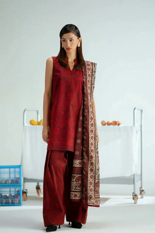 Saira Rizwan - Joolie Prints - MIDNIGHT – JPU25-07 - Unstitched