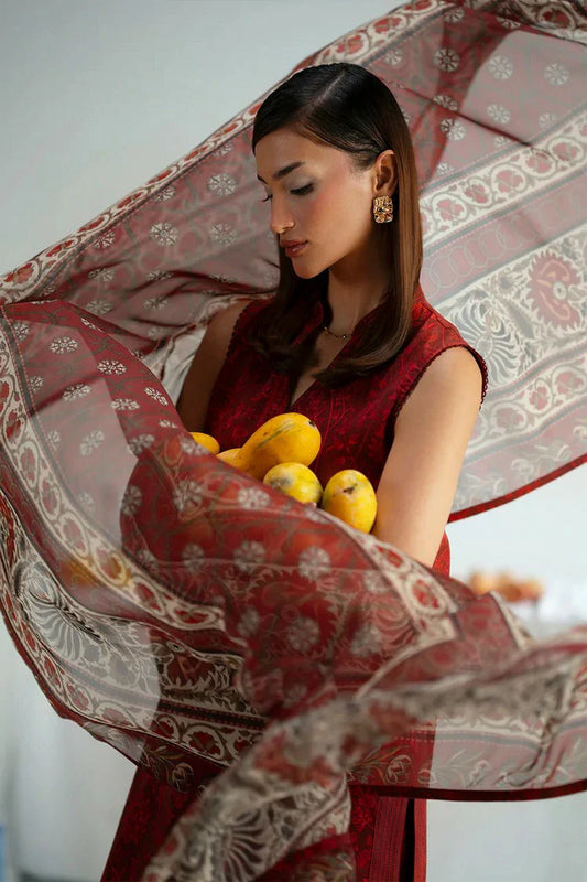 Saira Rizwan - Joolie Prints - MIDNIGHT – JPU25-07 - Unstitched