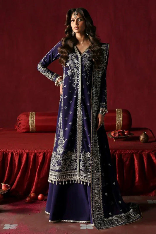 Picture of Afrozeh - Divani The Silk Edit - Kaneez AS-V3-24-01 - Unstitched - Available at Raja Sahib