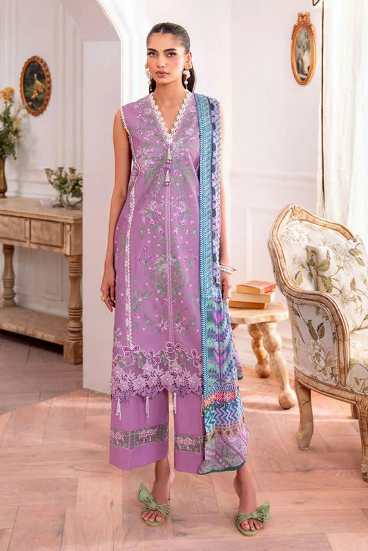 Roheenaz - Aezel Fall Embroidered Cambric Collection - 4A Laila - Unstitched