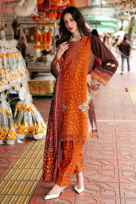 Charizma - Combination Embroidered Linen Collection Vol 1 - CCW6-04 - Unstitched