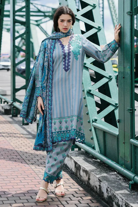 Charizma - Combination Embroidered Linen Collection Vol 1 - CCW6-06 - Unstitched