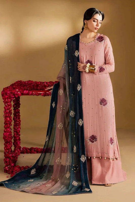 Nureh - Mukeshkari Embroidered Mukesh Chiffon Collection Vol 2 - MK-14 - Unstitched