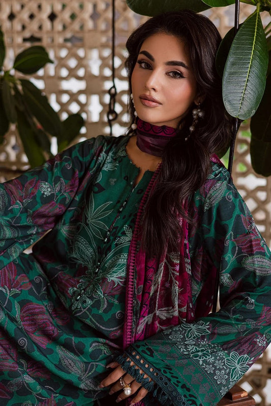 Nureh - Signature Prints Printed Viscose Slub Linen Collecton Vol 1 - SP-163 - Unstitched