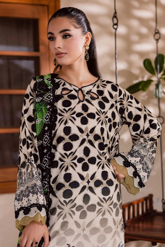 Nureh - Signature Prints Printed Viscose Slub Linen Collecton Vol 1 - SP-166 - Unstitched