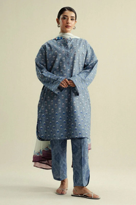 Zara Shahjahan - Coco Prints Vol 4 - Willow-10B - Unstitched