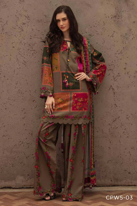 Charizma - C Prints Printed Linen Collection Vol 1 - CPW5-03 - Unstitched