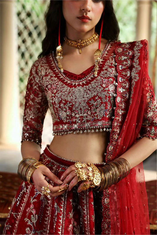 Afrozeh - Shenai Wedding Formals - 1063-Sheen - Unstitched