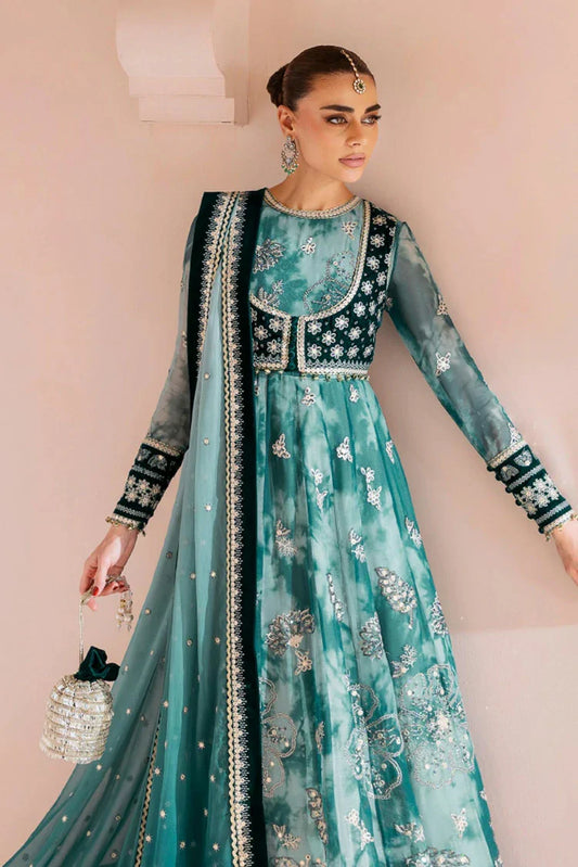 Jazmin - Chaandani Luxury Velvet Formals - CVF D-06 NEELAM - Unstitched