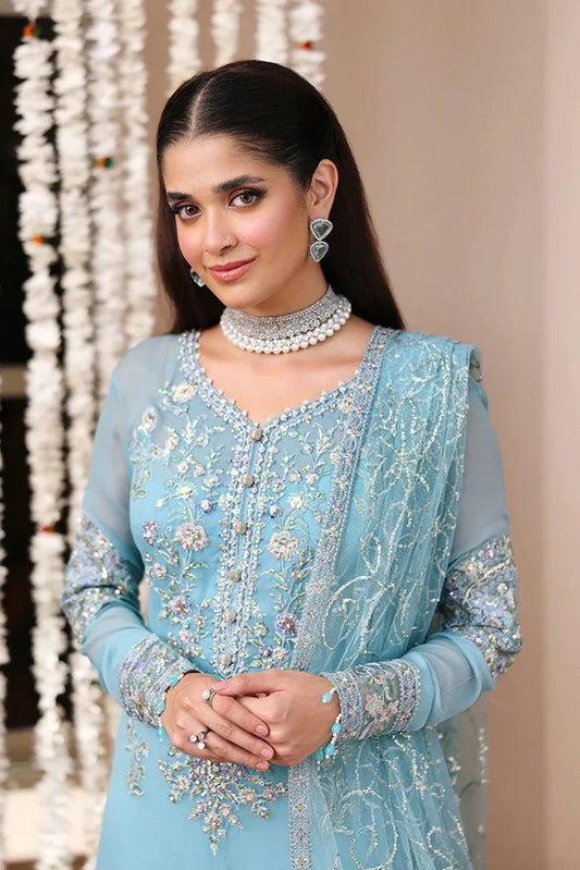 Roheenaz - Aangan Chiffon Collection - RUNCH250106 WAFA - Unstitched