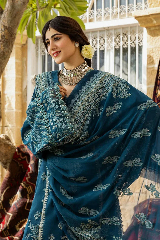 Kahf - Jewel Karandi Collection - KKH-05 CYARA - Unstitched