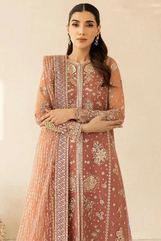 Farasha - Luzella Premium Formals - 07-VINTAGE ROSE - Unstitched