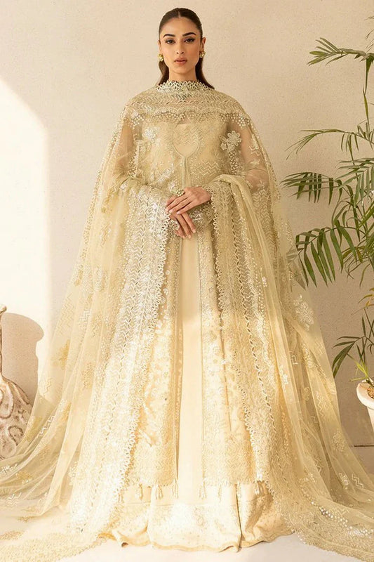Farasha - Luzella Premium Formals - 09-GOLDEN AUAR - Unstitched