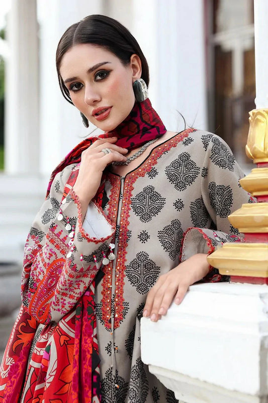 Charizma - Aniiq Embroidered Printed Linen Collection Vol 1 - ANW6-01 - Unstitched