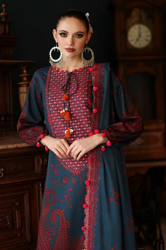 Charizma - Aniiq Embroidered Printed Linen Collection Vol 1 - ANW6-04 - Unstitched