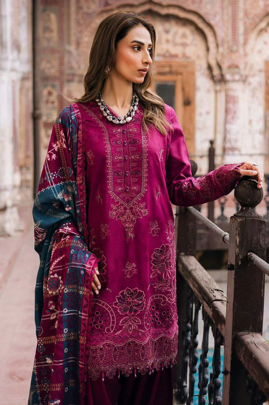 Nureh - Maya Embroidered Linen Collection Vol 1 - NW-100 - Unstitched
