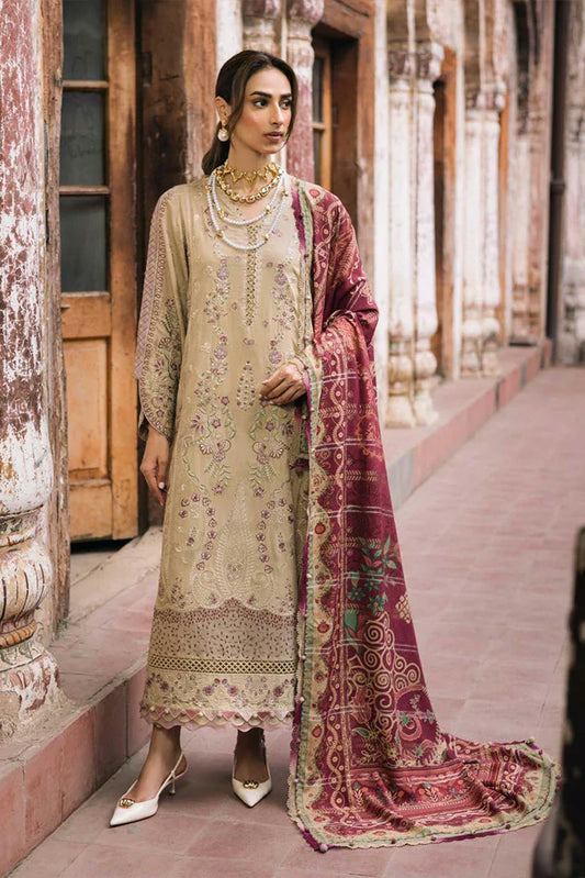 Nureh - Maya Embroidered Linen Collection Vol 1 - NW-101 - Unstitched