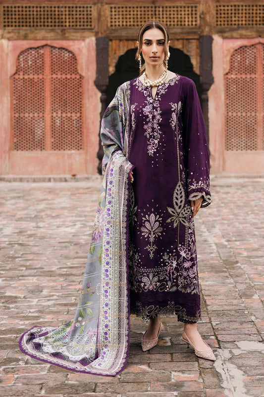 Nureh - Maya Embroidered Linen Collection Vol 1 - NW-104 - Unstitched