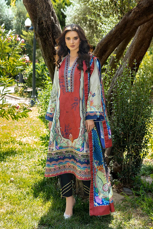 Mushq - Nirvana Printed Silk Collection - HUNPS 250105 Ethereal Gleam - Unstitched