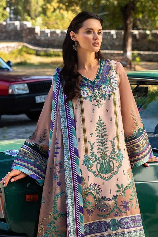 Mushq - Nirvana Printed Silk Collection - 08 Aurora Echo - Unstitched