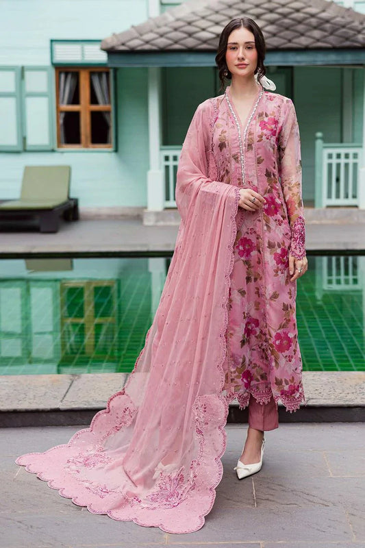 Nureh - Ballerina Embroidered Chiffon Collection Vol 3 - NU2-182 - Unstitched