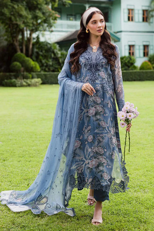 Nureh - Ballerina Embroidered Chiffon Collection Vol 3 - NU2-184 - Unstitched